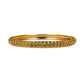 Pre-Owned 9ct Gold Star Patterned Bangle Bracelet