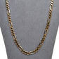 Pre-Owned 9ct Gold Figaro Chain Necklace 22 inch