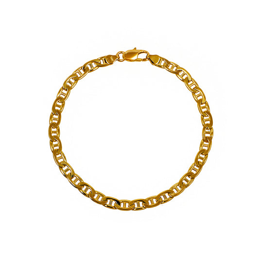 Pre-Owned 18ct Gold Anchor Link Bracelet