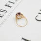 Pre-Owned 9ct Gold Large Amethyst Dress Ring