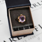 Pre-Owned 9ct Gold Large Amethyst Dress Ring