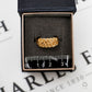 Pre-Owned 9ct Gold 2 Row Shot Ring Size M