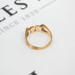 Pre-Owned 9ct Gold Textured MUM Ring