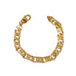 Pre-Owned 9ct Gold Patterned Anchor Link Bracelet 