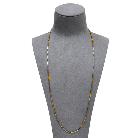 Pre-Owned 9ct Gold Box Link Chain Necklace 