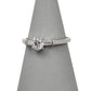 Pre-Owned 14ct White Gold Cubic Zirconia Dress Ring