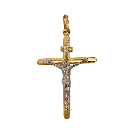 Pre-Owned 9ct Gold Classic Crucifix Pendant 