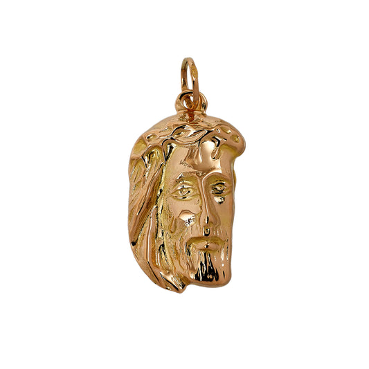 Pre-Owned 18ct Gold Jesus Effigy Pendant 