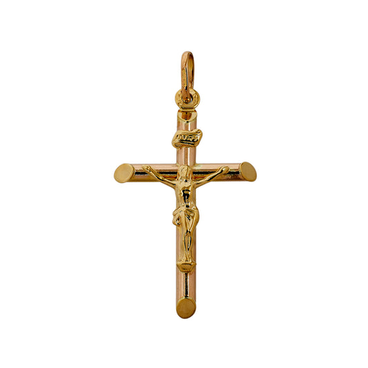 Pre-Owned 9ct Gold Crucifix Pendant