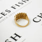 Pre-Owned 9ct Gold 6 Row Shot Ring