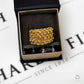 Pre-Owned 9ct Gold 6 Row Shot Ring