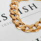 Pre-Owned 9ct Gold Curb Chain Bracelet 10 Inch