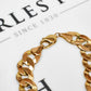 Pre-Owned 9ct Gold 12mm Curb Chain Bracelet 9 Inch