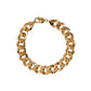 Pre-Owned 9ct Gold 12mm Curb Chain Bracelet 9 Inch