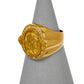 Pre-Owned 18ct Gold CZ Centurion Signet Ring