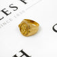 Pre-Owned 18ct Gold CZ Centurion Signet Ring