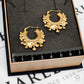 Pre-Owned 9ct Gold Fancy Design Creole Earrings