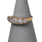 Pre-Owned 9ct Gold 5 CZ Dress Ring