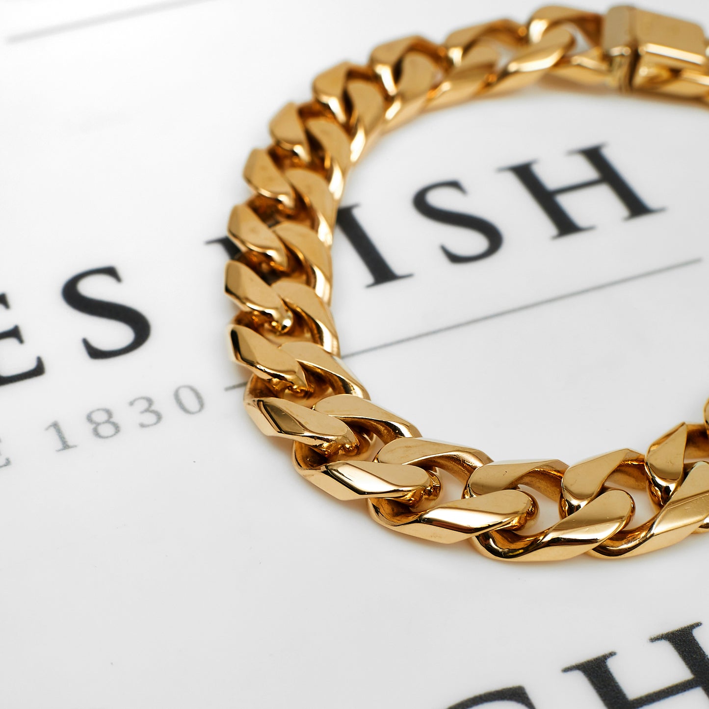 Pre-Owned 9ct Gold Curb Chain Bracelet