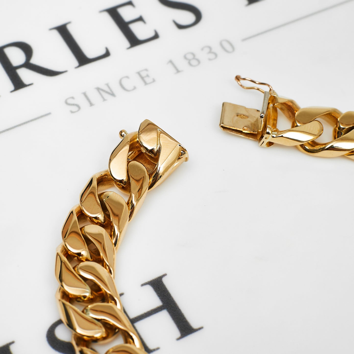 Pre-Owned 9ct Gold Curb Chain Bracelet