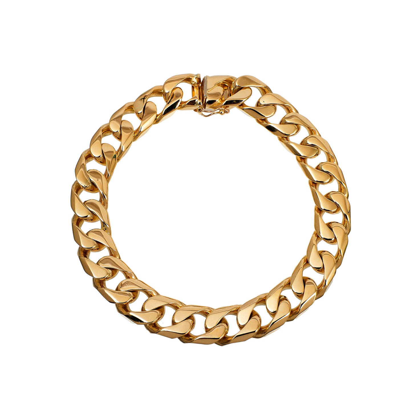 Pre-Owned 9ct Gold Curb Chain Bracelet