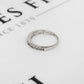 Pre-Owned 18ct White Gold CZ Half Eternity Ring | Size M