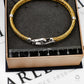 Pre-Owned 14ct Gold 2 Tone Rope Design Bangle