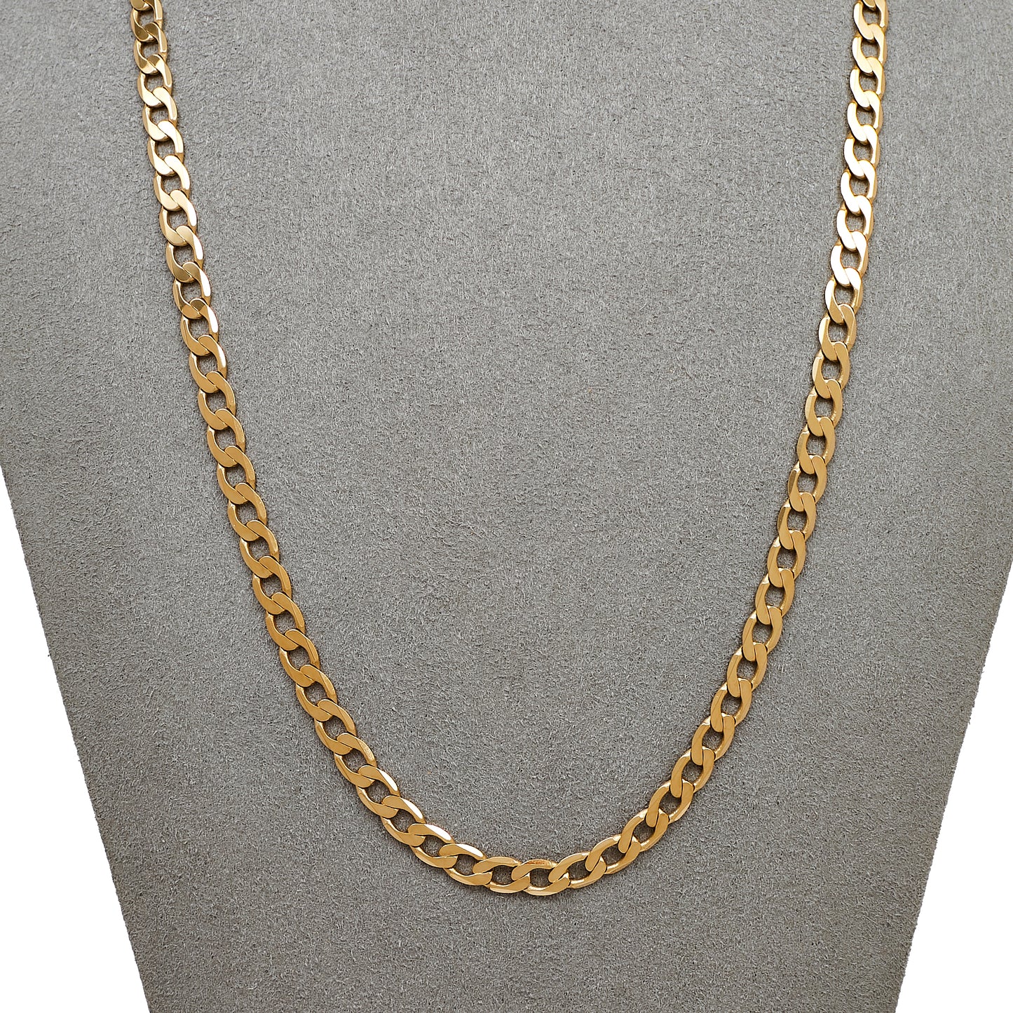 Pre-Owned 9ct Gold Curb Chain Necklace 20 inch