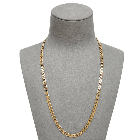 Pre-Owned 9ct Gold Curb Chain Necklace 20 inch
