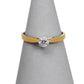 Pre-Owned 18ct Gold Solitaire Diamond Ring Size L