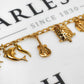 Pre-Owned 9ct Gold 11 Charms Bracelet