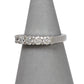 Pre-Owned 14ct White Gold & 5 Diamond Dress Ring Size N