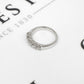 Pre-Owned 14ct White Gold & 5 Diamond Dress Ring Size N