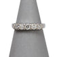 Pre-Owned 14ct White Gold & 5 Diamond Dress Ring Size N