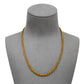 Pre-Owned 9ct Gold Rope Chain Necklace 16 inches