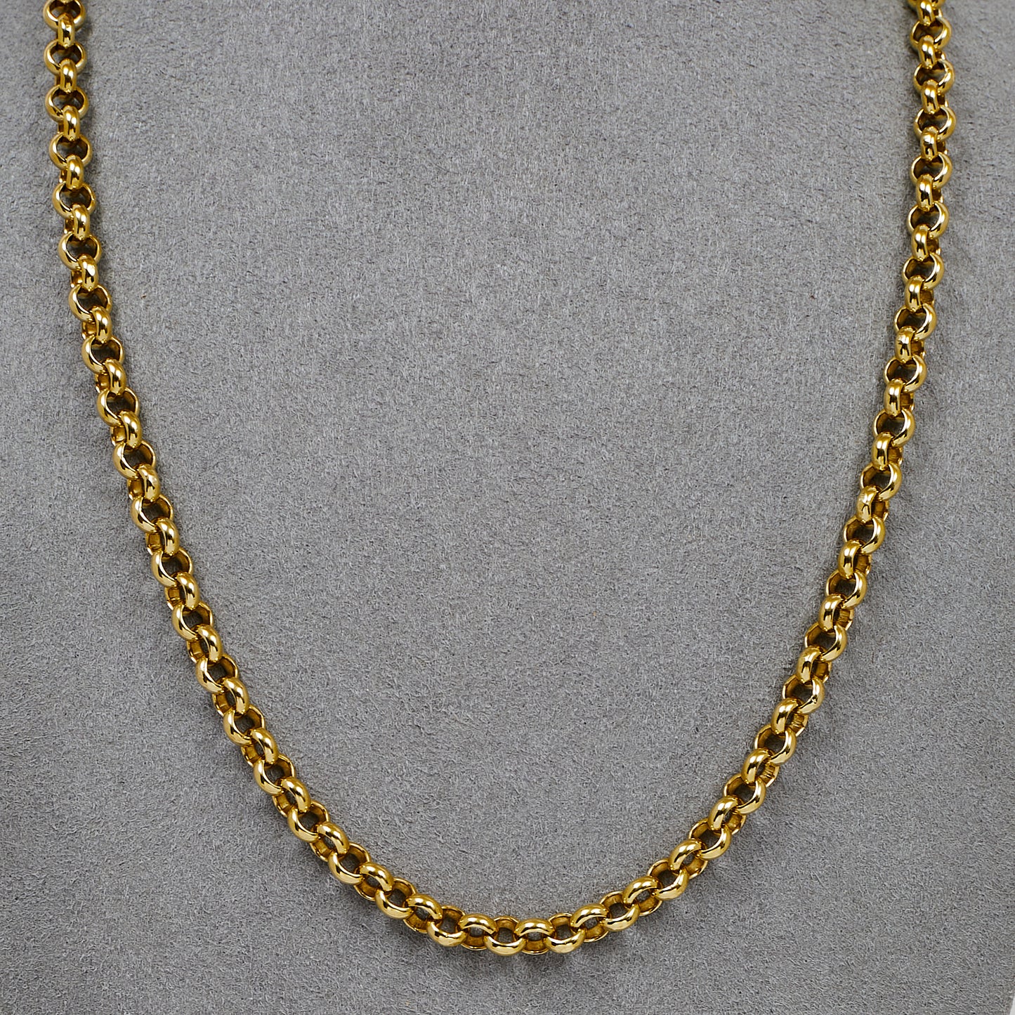 Pre-Owned 9ct Gold Belcher Chain Necklace 20 inches