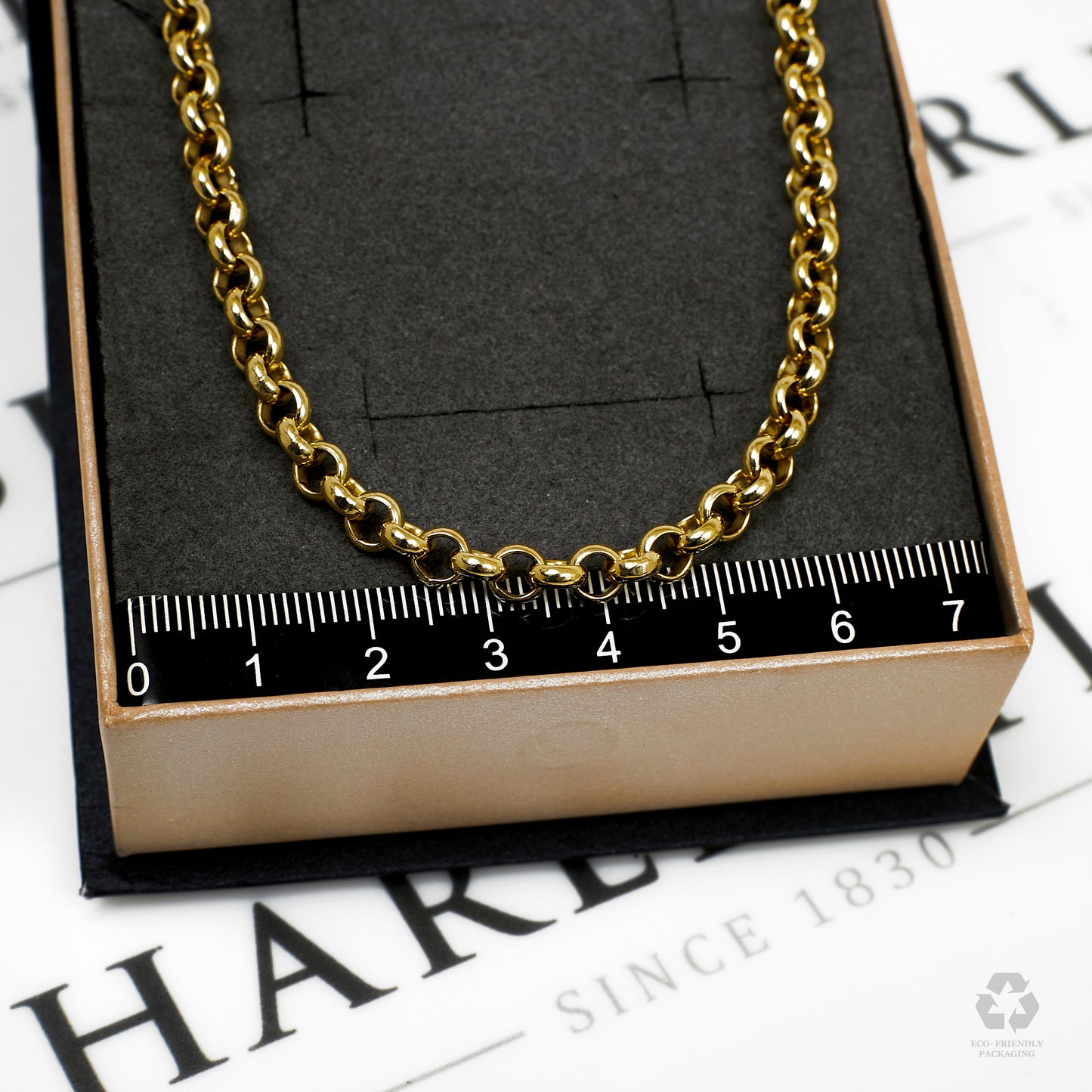 Pre-Owned 9ct Gold Belcher Chain Necklace 20 inches
