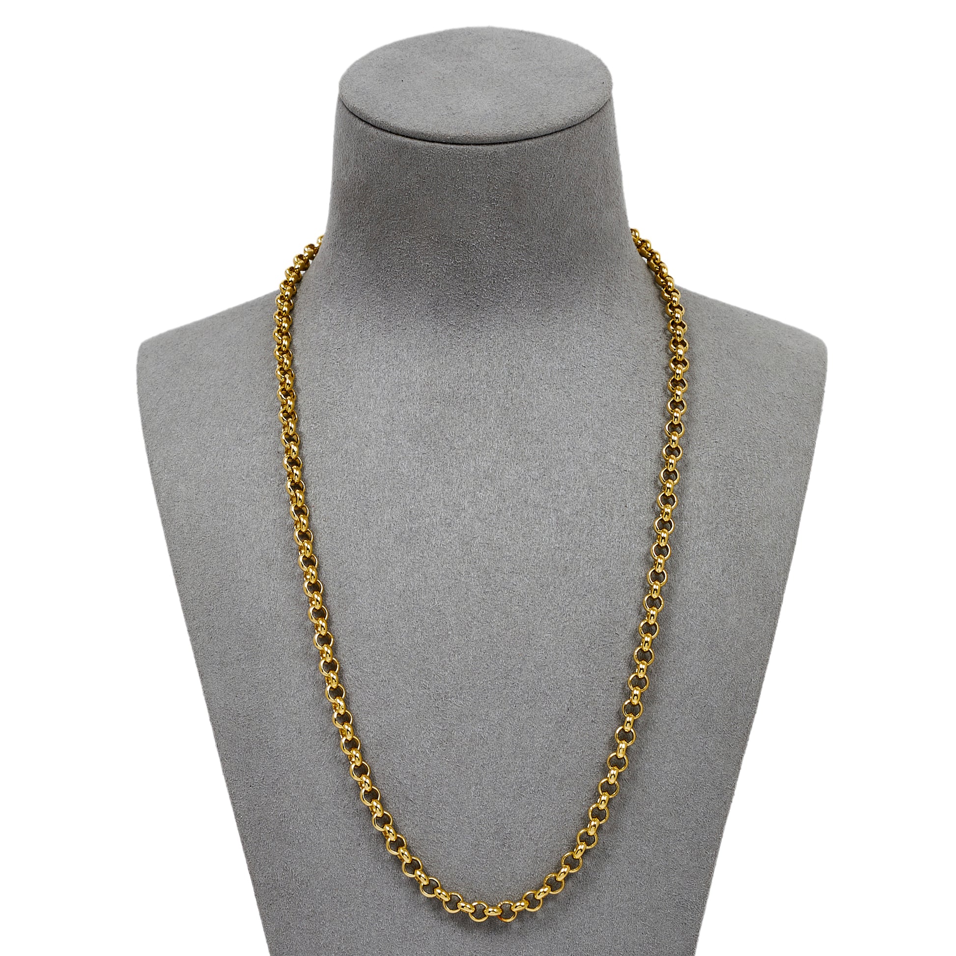 Pre-Owned 9ct Gold Belcher Chain Necklace 20 inches