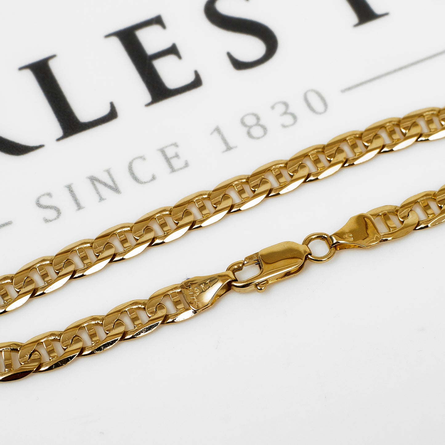 Pre-Owned 9ct Gold Anchor Link Bracelet