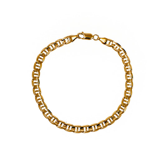 Pre-Owned 9ct Gold Anchor Link Bracelet 