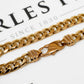 Pre-Owned 9ct Gold Curb Chain Bracelet