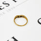 Pre-Owned 9ct Gold CZ Wishbone Ring