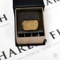 Pre-Owned 9ct Gold Bark Texture Signet Ring