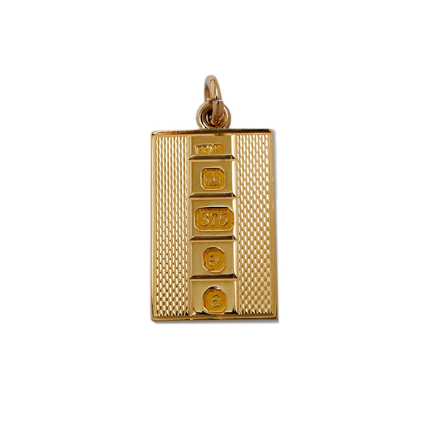 Pre-Owned 9ct Gold Ingot Pendant