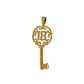 Pre-Owned 9ct Gold 18 Key Pendant 