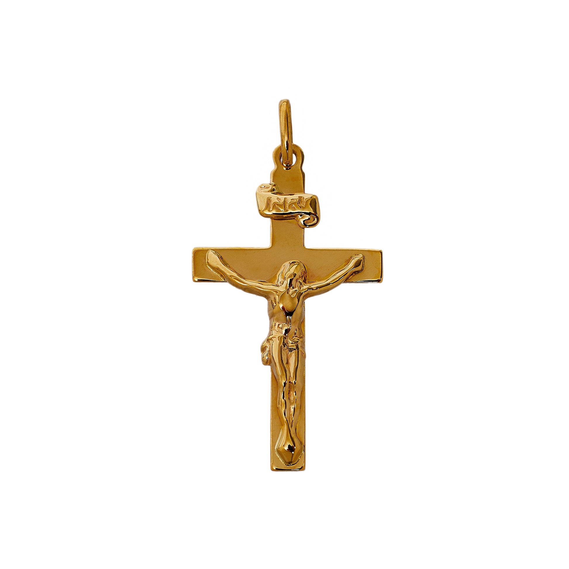 Pre-Owned 9ct Gold Crucifix Pendant