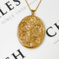 Pre-Owned 9ct Gold Oversized Swirl Pattern Locket Pendant