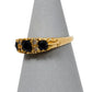 Pre-Owned 18ct Gold Sapphire & Diamond Ring - Size M