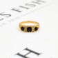 Pre-Owned 18ct Gold Sapphire & Diamond Ring - Size M