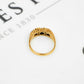 Pre-Owned 18ct Gold Sapphire & Diamond Ring - Size M